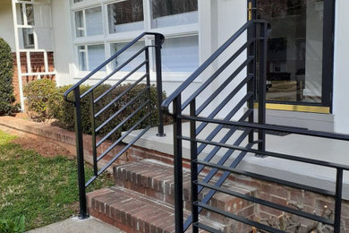 Exterior Wrought Iron and Ornamental Railing.