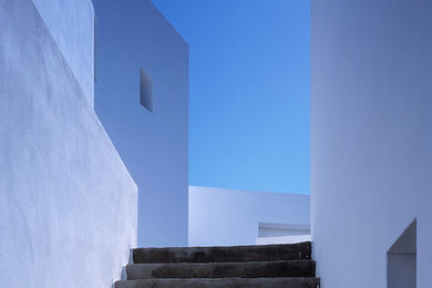 Inspiration for a mediterranean exterior home remodel in Miami