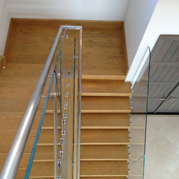 Glass Panels Railings with Standoffs