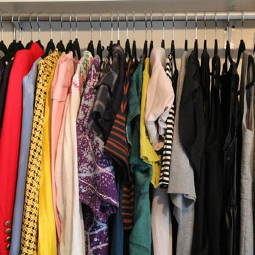 Small Bedroom Turned Walk in Closet