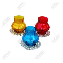 CRYSTAL DECOR GLASS CHIMNEY - Chimineas