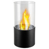 Circum Black Tabletop Ventless Ethanol Fireplace