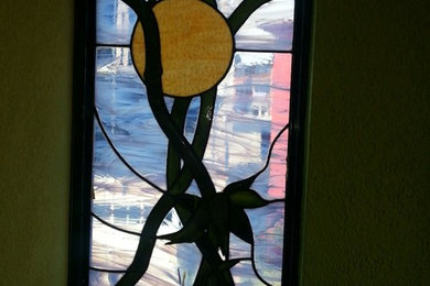VENTANA DE VITRAL - BAMBÚ Y LUNA