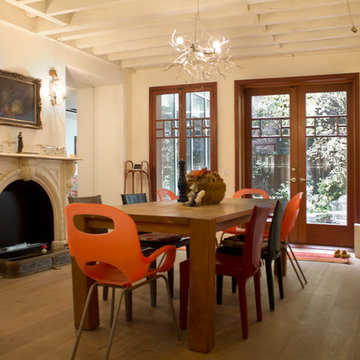 My Houzz: 2 New York Brownstones Become 1 Spacious Home