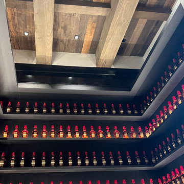 VIP tasting room.. Bourbon room.. ceiling board, floors and more. Bourbon blend!