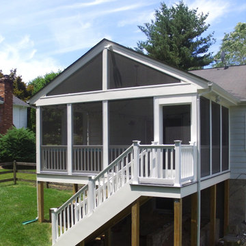Custom TimberTech Amazon Mist Porch in Ellicott City MD