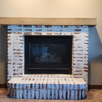 Fireplaces with German Smear