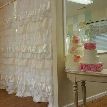 Ruffled Shower Curtains