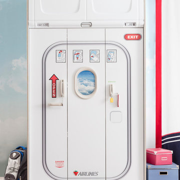 First Class Airplane Kids Bedroom