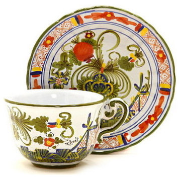 Faenza, Coffee/Tea Cup and Saucer