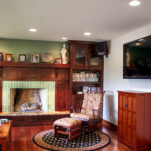 1 Central fireplace