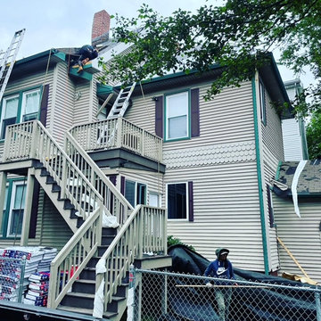 Roofing and metal fascia trim