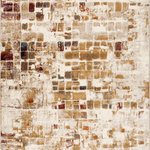 KAS Rugs - Heritage Natural Elements Distressed Moroccan Area Rug, 7'7 X10'10 - Step into our Heritage Collection and discover the beauty in each pattern. With a warm and earthy color palette,  this collection offers a myriad of decorating possibilities. These rugs are machine-woven in Egypt in an 8-color heat set polypropylene with a 1/2" pile height.