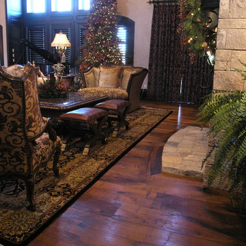 Hand Scraped Hand-Hewn Hand-Rubbed Antique Finish on Black American Walnut
