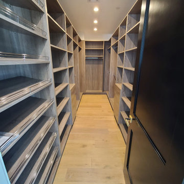 Custom Walk-In Closet Design with Built-In Storage in Los Angeles