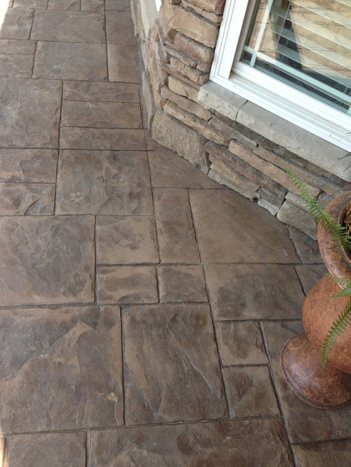 Stamped Concrete Porches
