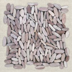MANTRA - Orchid | 12" x 12" | Pebble Mosaic - Mosaic Tile