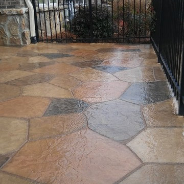 Decorative Concrete Patios (Stained - Stamped - Resurfaced)