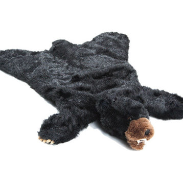 Small Black Bear Rug