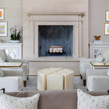 Beach Style Living Room