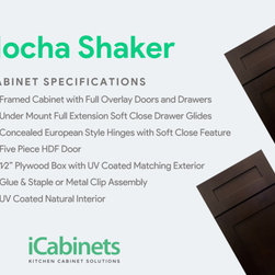 Mocha Shaker - Kitchen Cabinetry