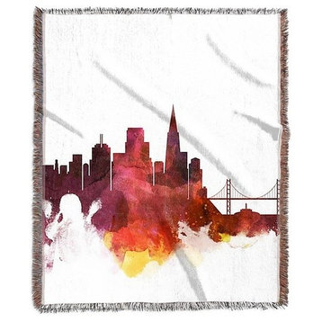 "San Francisco" Woven Blanket 50"x60"