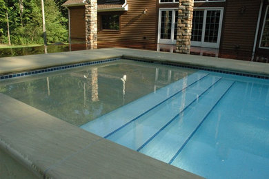 Pool - contemporary pool idea in Cleveland