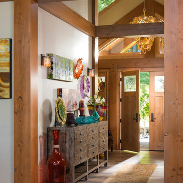 Hybrid Log & Timber Home - Silver Valley Residence