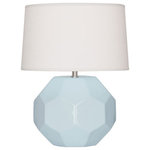 Robert Abbey - Robert Abbey Franklin 1 Light Accent Lamp, Baby Blue Glazed Ceramic - *Part of the Franklin Collection