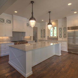 Bianco Carrara marble kitchen - Kitchen Countertops