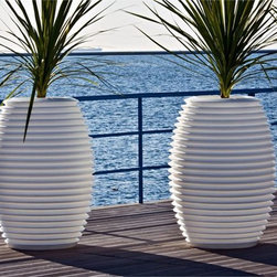 Top Pot Hard Outdoor Planter by Serralunga - Outdoor Pots And Planters