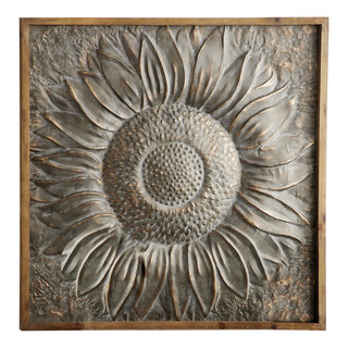 Rustic Gray Metal Wall Decor 42855, 39