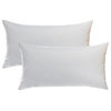 Quilted Bedding Pillow Insert, Set of 2, King