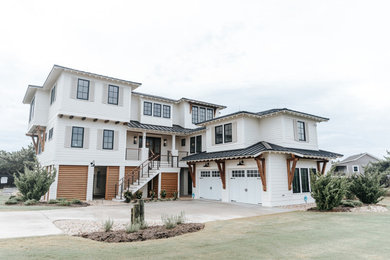 Example of an exterior home design in Other