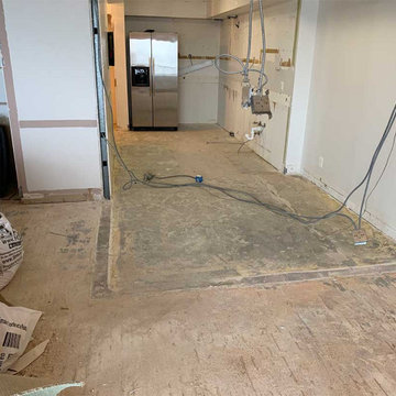Removed kitchen wall