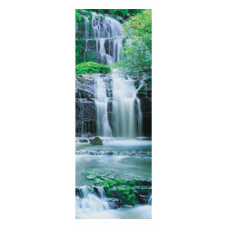 American Wallpaper & Design - Waterfall Mural Wallpaper for Door - Wallpaper