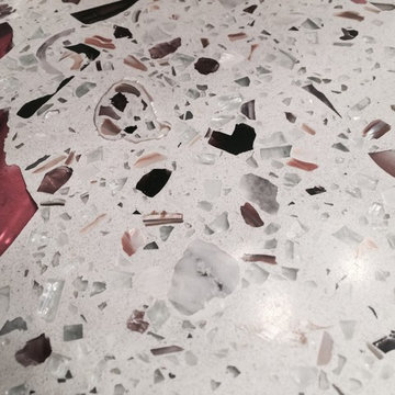 Speckled Glass Bathroom Vanity
