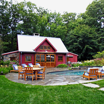 Post and Beam Pool House