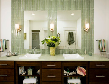 Green Tile Bathroom
