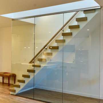 After glass stairwell