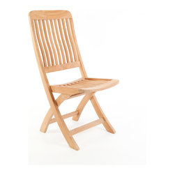 Wintons Teak Brighton Folding Chair - Outdoor Dining Chairs