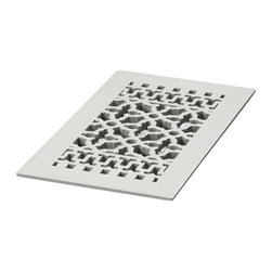 Reggio Register - Reggio Register 814, Gray Aluminum, No Holes - Registers Grilles And Vents