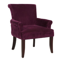 Purple and red furniture