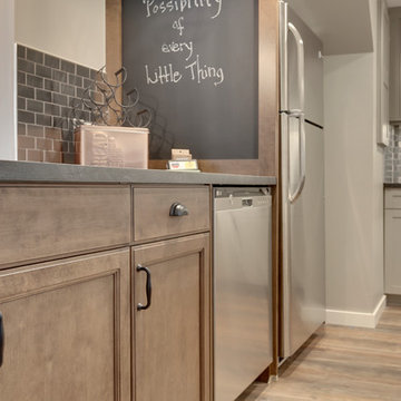 After - Small Space Challenge - Industrial Farmhouse Kitchen