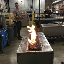 Custom Gas Outdoor Fire Pit - Fire Pits