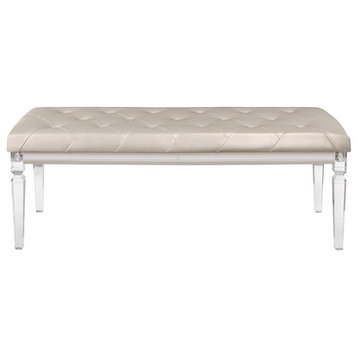 Global Furniture USA Champagne Paris Bench