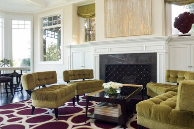Inspiration for a transitional living room in San Francisco.