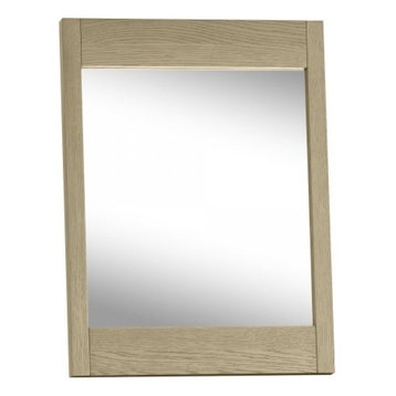Rimini Aged Oak and Weathered Oak Mirror, 37x50 cm