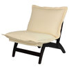 Casual Folding Lounger Chair, Espresso