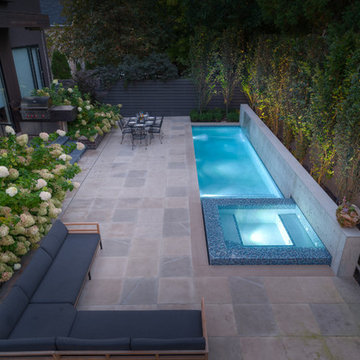 A "Quick Dip" - Custom Concrete Pool & Spa